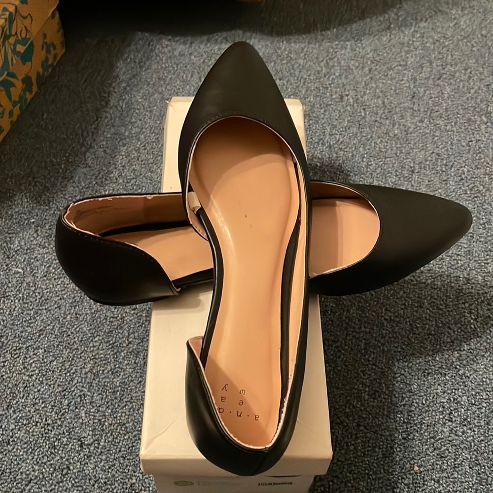 Black Ballet Flats